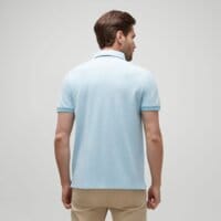 Koszulka polo męska TIMBERLAND POLO BABOOSIC BROOK OXFORD POLO tb0a6bwgeoa1 kolor blekitny