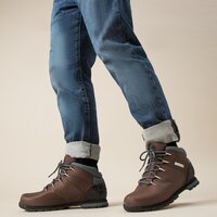 Buty outdoor męskie TIMBERLAND EURO SPRINT FABRIC WP tb0a5qjm9311 kolor brązowy