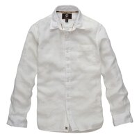 Koszula męska TIMBERLAND KOSZULA LS LINEN CLAREMONT 37600130 kolor biały