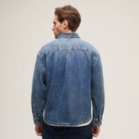 Koszula męska TIMBERLAND KOSZULA DENIM POCKET SHIRT tbc0yh80ao91 kolor niebieski