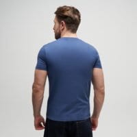 T-shirt, koszulka męska TIMBERLAND T-SHIRT CHEST LOGO SS TEE SLIM tb0a2br3eyo1 kolor granatowy