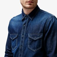 Koszula męska TIMBERLAND KOSZULA LS MUMFORD RIVER DENIM SHIRT SLIM tb0a1o375321 kolor granatowy