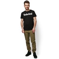T-shirt, koszulka męska TIMBERLAND T-SHIRT SS TFO SS LINEAR TEE tb0a1y49i201 kolor czarny
