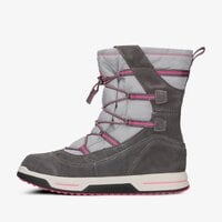 Dziecięce buty zimowe TIMBERLAND SNOW STOMPER PULL ON WP a1uj7 kolor szary
