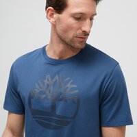 T-shirt, koszulka męska TIMBERLAND T-SHIRT TREE LOGO SHORT SLEEVE TEE tb0a2c2rs741 kolor niebieski