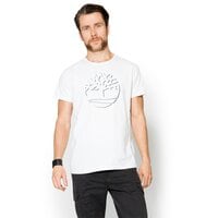 T-shirt, koszulka męska TIMBERLAND T-SHIRT SS DEAD RVR BRUSHED R a1ove100 kolor biały