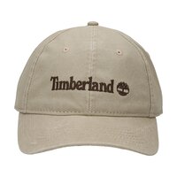 Czapka męska TIMBERLAND CZAPKA EMBROIDERED  LOGO BASEBALL CAP a16mn918 kolor beżowy
