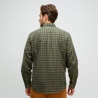 Koszula męska TIMBERLAND KOSZULA SOLUCELL GINGHAM SHIRT tb0a4517j201 kolor zielony