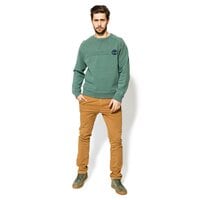 Bluza męska TIMBERLAND BLUZA WESTFIELD RIVER BRAND LOGO CREW a1lgrj02 kolor zielony