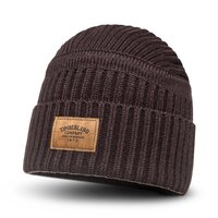 Czapka zimowa damska TIMBERLAND CZAPKA ZIMOWA GULF BEACH RIBBED BEANIE a1egwc35 kolor brązowy