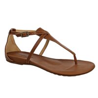 Sandały damskie TIMBERLAND EK HARBORVIEW THONG ANKLE STRAP 8753a kolor brązowy
