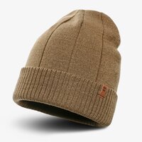 czapka zimowa męska TIMBERLAND CZAPKA ZIMOWA HEATHERED RIBBED BEANIE tb0a1egya581 kolor khaki