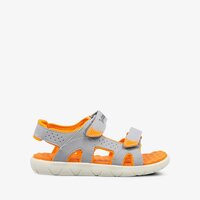 Sandały dziecięce TIMBERLAND PERKINS ROW 2-STRAP ca1nmd kolor szary