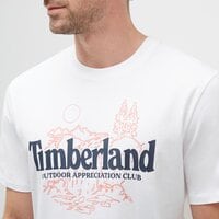 T-shirt, koszulka męska TIMBERLAND T-SHIRT TFO NATURE LOGO SHORT SLEEVE TEE tb0a5r821001 kolor biały