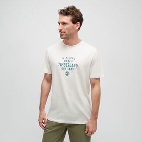 TIMBERLAND T-SHIRT REFIBRA FRONT GRAPHIC SHORT SLEEVE TEE