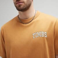 T-shirt, koszulka męska TIMBERLAND T-SHIRT TIMBS GRAPHIC TEE tb0a6gp3p471 kolor musztardowy
