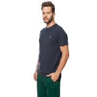 T-shirt, koszulka męska TIMBERLAND T-SHIRT SS DUNSTAN  RIVER CREW TEE a12u6019 kolor granatowy