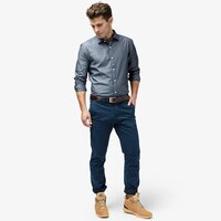 Koszula męska TIMBERLAND KOSZULA LS WELLFLEET SOLID OXFORD a1nbgb68 kolor niebieski