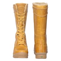 Damskie buty zimowe TIMBERLAND EK MOUNT HOLLY ALL LTHR TALL LACE BOOT 18645 kolor żółty