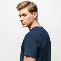 T-shirt, koszulka męska TIMBERLAND T-SHIRT SS ELEVATED LINEAR TEE tb0a1w1c4331 kolor granatowy