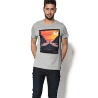 T-shirt, koszulka męska TIMBERLAND T-SHIRT SS KENNEBEC RV VINTAGE a1l8jl63 kolor szary