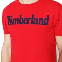 T-shirt, koszulka męska TIMBERLAND T-SHIRT SS KENNEBEC RIVER BRAND a1l6ok71 kolor czerwony