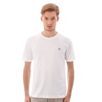 T-shirt, koszulka męska TIMBERLAND T-SHIRT SS EMB TREE TEE 1146j100 kolor biały