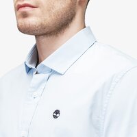 Koszula męska TIMBERLAND KOSZULA SS EASTHAM RIVER STRETCH POPLIN SHIRT SLI tb0a1nv89401 kolor niebieski