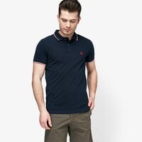 Koszulka polo męska TIMBERLAND POLO MILLERS RIVER PIQUE TIPPED POLO SLIM tb0a1o6z4331 kolor granatowy