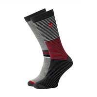 Damskie skarpetki TIMBERLAND SKARPETY 2PP PATTERN COTTON BLEND CREW a1ecf010 kolor multicolor