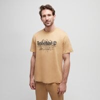 T-shirt, koszulka męska TIMBERLAND T-SHIRT SHORT SLEEVE GRAPHIC SLUB TEE tb0a5ufueh31 kolor brązowy