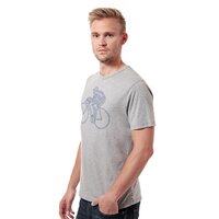 T-shirt, koszulka męska TIMBERLAND T-SHIRT SS SHAPE TEXT TEE 5616j052 kolor szary