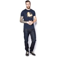 T-shirt, koszulka męska TIMBERLAND T-SHIRT KNNBC BOOT TEE a1gzr433 kolor granatowy