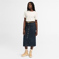 TIMBERLAND SPÓDNICA REFIBRA DENIM LONG SKIRT tb0a6xxab711 kolor granatowy