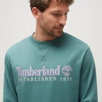 Bluza męska TIMBERLAND BLUZA EMBROIDERY LOGO CREW NECK SWEATS tb0a2feqcl61 kolor turkusowy