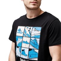 T-shirt, koszulka męska TIMBERLAND T-SHIRT SS SHOE GRAPHIC TEE tb0a1o620011 kolor czarny