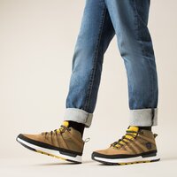 Buty outdoor męskie TIMBERLAND EURO TREKKER MID FABRIC  tb0a28f38341 kolor khaki