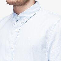 Koszula męska TIMBERLAND KOSZULA SS TIOGA RIVER TEXTURE SHIRT SLIM tb0a1nvxb021 kolor szary