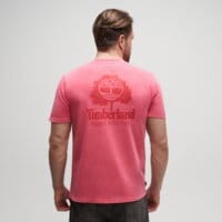 T-shirt, koszulka męska TIMBERLAND T-SHIRT RUGGED ACTIVE GEAR BACK GRAPHIC TEE tb0a5mu6n961 kolor różowy