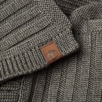 TIMBERLAND SZALIK SHERWOOD  ISLAND RIBBED SCARF j1817010 kolor khaki