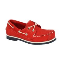 Dziecięce buty casual TIMBERLAND EK 2 EYE BOAT SHOE PEAKS ISLAND 6886r kolor czerwony