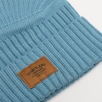 Czapka zimowa damska TIMBERLAND CZAPKA RIBBED BEANIE tb0a1egwdw11 kolor niebieski