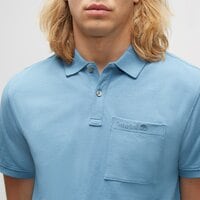 Koszulka polo męska TIMBERLAND POLO SS MODERN WASH POCKET POLO tb0a65p1dj51 kolor granatowy