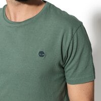 T-shirt, koszulka męska TIMBERLAND T-SHIRT SS DUNSTAN RV CREW SLIM TEE a1lotj02 kolor zielony
