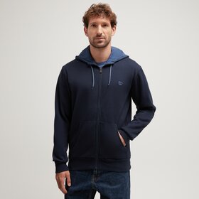 TIMBERLAND BLUZA ROZPINANA Z KAPTUREM OYSTER RIVER CHEST LOG