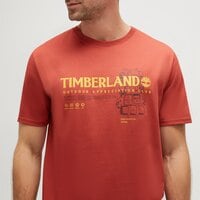 T-shirt, koszulka męska TIMBERLAND T-SHIRT SS REGENERATIVE ORGANIC COTTON OUTDOOR tb0a6nnddv51 kolor czerwony