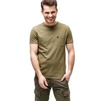 T-shirt, koszulka męska TIMBERLAND T-SHIRT SS DUNSTAN RIVER POCKET SLIM TEE tb0a1lpgq691 kolor zielony