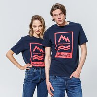 T-shirt, koszulka męska TIMBERLAND T-SHIRT MTR PRINT CREW TEE REG tb0a2fnh4331 kolor granatowy