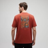 T-shirt, koszulka męska TIMBERLAND T-SHIRT WASHED BOOT TEE tb0a6dpdeod1 kolor bordowy