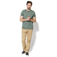 T-shirt, koszulka męska TIMBERLAND T-SHIRT SS GREAT BROOK O'DYE CREW a1l6yj02 kolor zielony